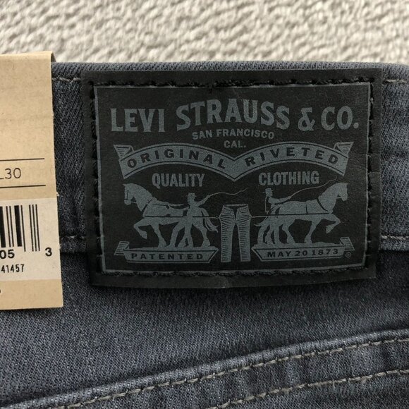 NWT Levi's Womens 311 Shaping Skinny Jeans 33 Gray Denim Classic Casual Cotton - Picture 11 of 16